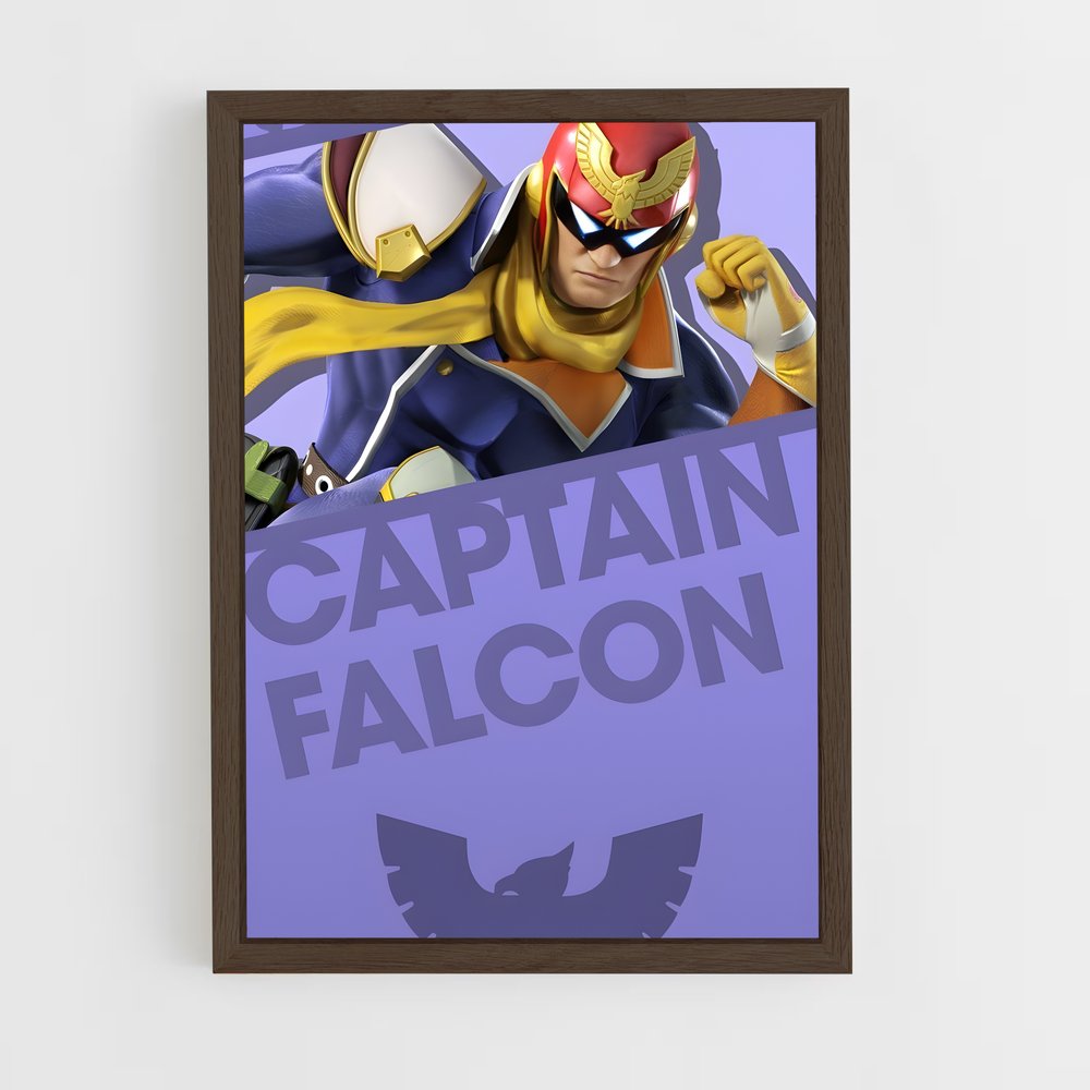 Poster Falcon Punch – affiche Super Smash Bros (vue 5)